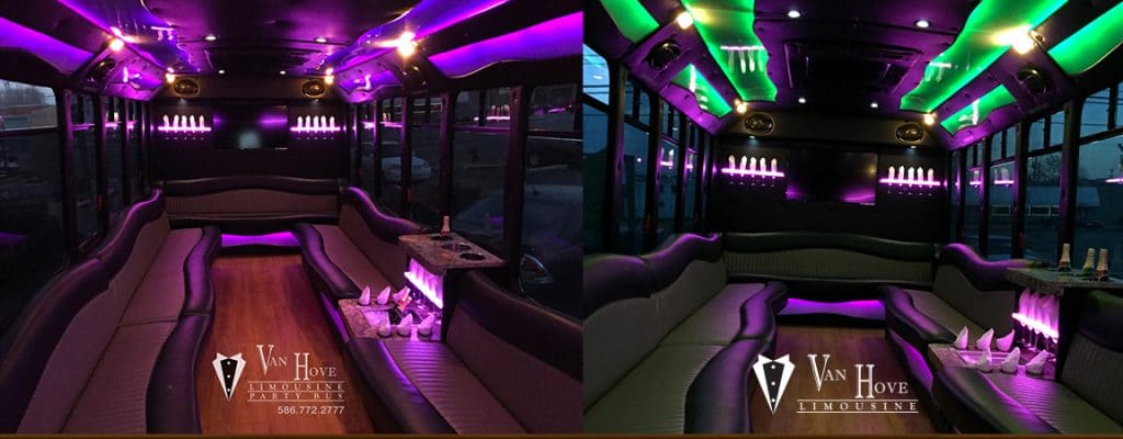 Party Bus Rental Ford Field